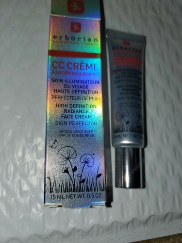 erborian cc crème high definition radiance face cream skin perfector