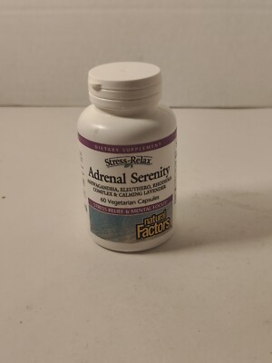 Natural Factors Stress-Relax Adrenal Serenity, 60 Count 
