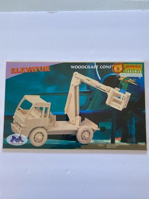 Woodcraft Construction Kit--Elevator PO25-3D Wooden Model To Construct