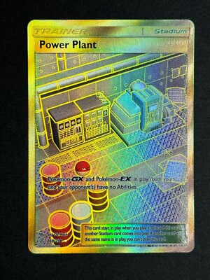 Power Plant 269/236 Gold Secret Rare Cosmic Eclpise Pokémon TCG NM/MINT