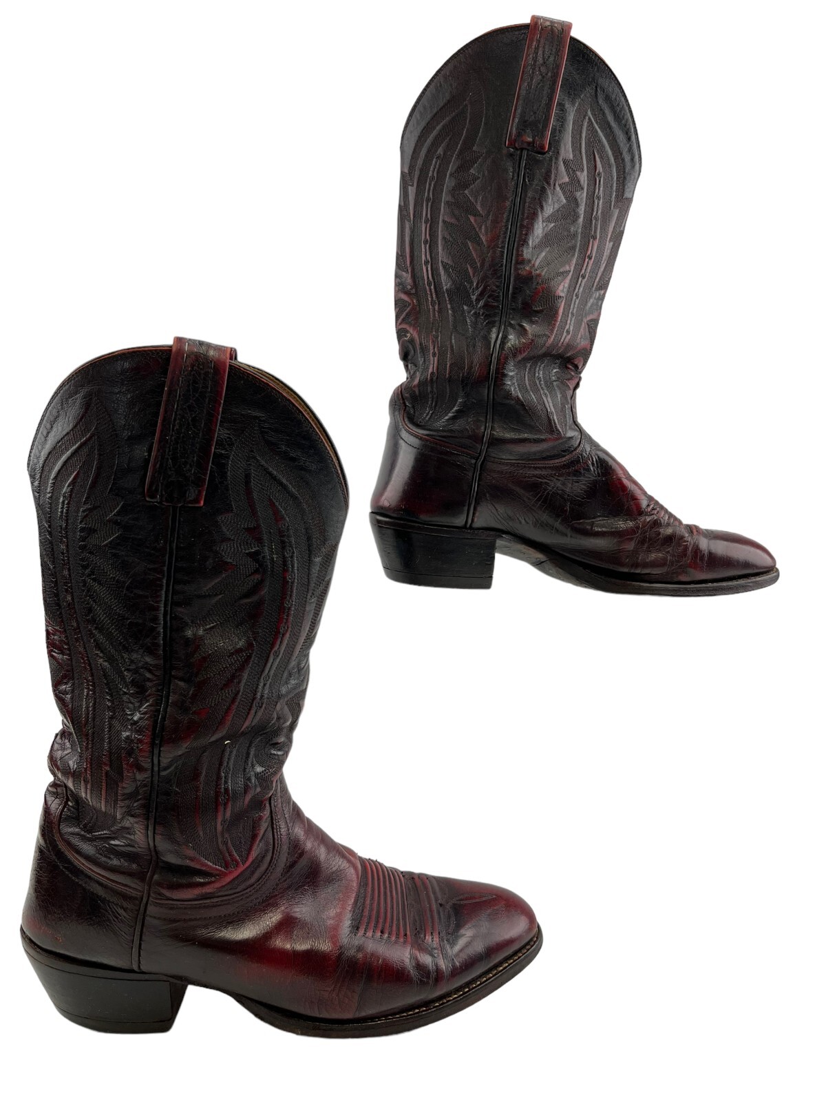 Lucchese2000（ルケーシー）ローパー Kennedy Roper Boot - Black Cherry - Lucchese