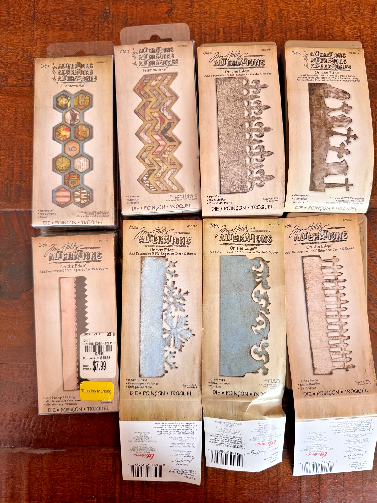 Amazon.com: Sizzix On The Edge Die by Tim Holtz 2.75