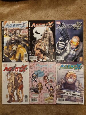 AGENT X #1~15 full run  (2002, Marvel Comics)  FN+ condition