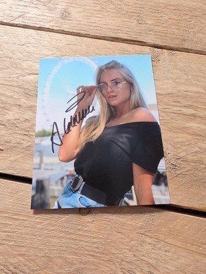 ALISHA LEHMANN signed Foto ca.13x16 Autogramm (4608) COA