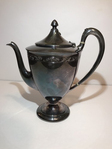 Vintage Wilcox S.P. Co. Silver Plate Coffee Tea Pot Server Sugar Bowl Set N 7016