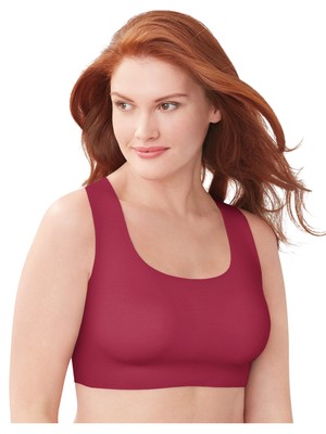 

BALI Intimates Красный бюстгальтер с полным покрытием без рукавов, DF3491