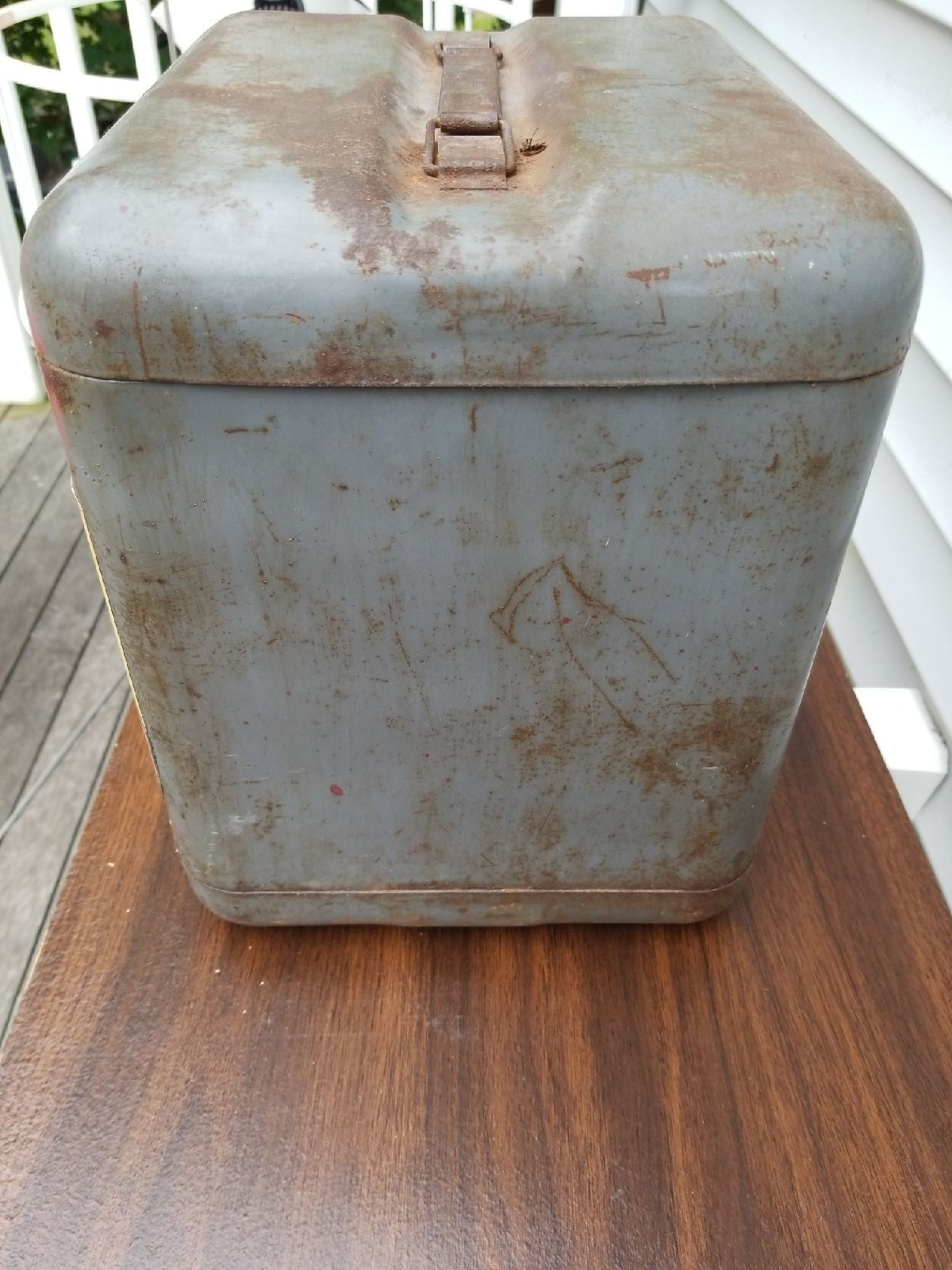 Moxie Soda Man Vintage Advertising Unique Metal Box Cooler