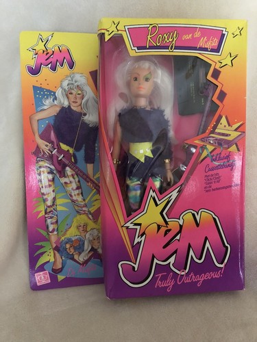 Vintage 1986 Jem And The Holograms Doll Roxy Hasbro Dutch Edition Rare