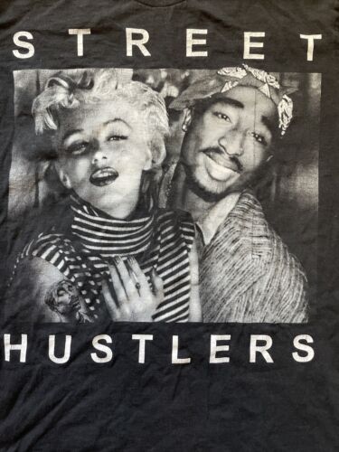 90s Vintage Tupac 2pac Marilyn Monroe Street Hustlers Mens M 90s Vintage Tupac 2pac Marilyn Monroe Street Hustlers Mens M