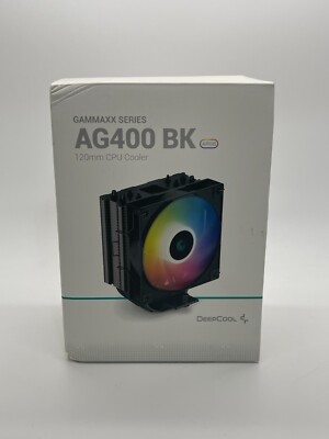 DEEP COOL GAMMAXX SERIES AG400 BK  120MM CPU COOLER ARGB