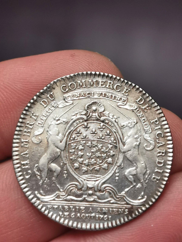 Picardie, Jeton En Argent 