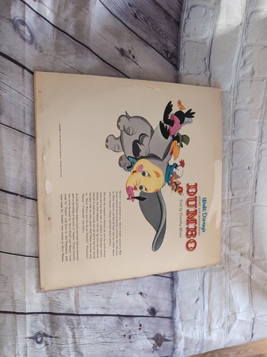 RARE WALT DISNEY'S DUMBO 1963 Disneyland Records LP DQ-1204 EX