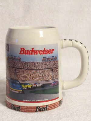 Brickyard 400 Indianapolis Speedway 1994 Budweiser Stein Mug Anheuser Busch