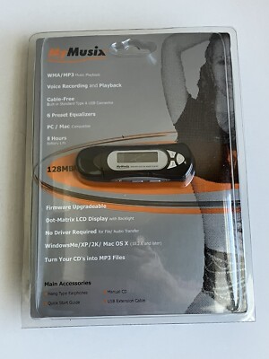 WMA/MP3 STEREO DIGITAL VOICE RECORDER PLAYBACK USB PC Or MAC 128MB Black Silver