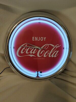 Vintage Coca Cola Neon Clock