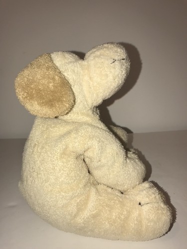 Ty Pluffies Plush Stuffed Animal Lovey Tan Dog Named Plopper from 2002 8