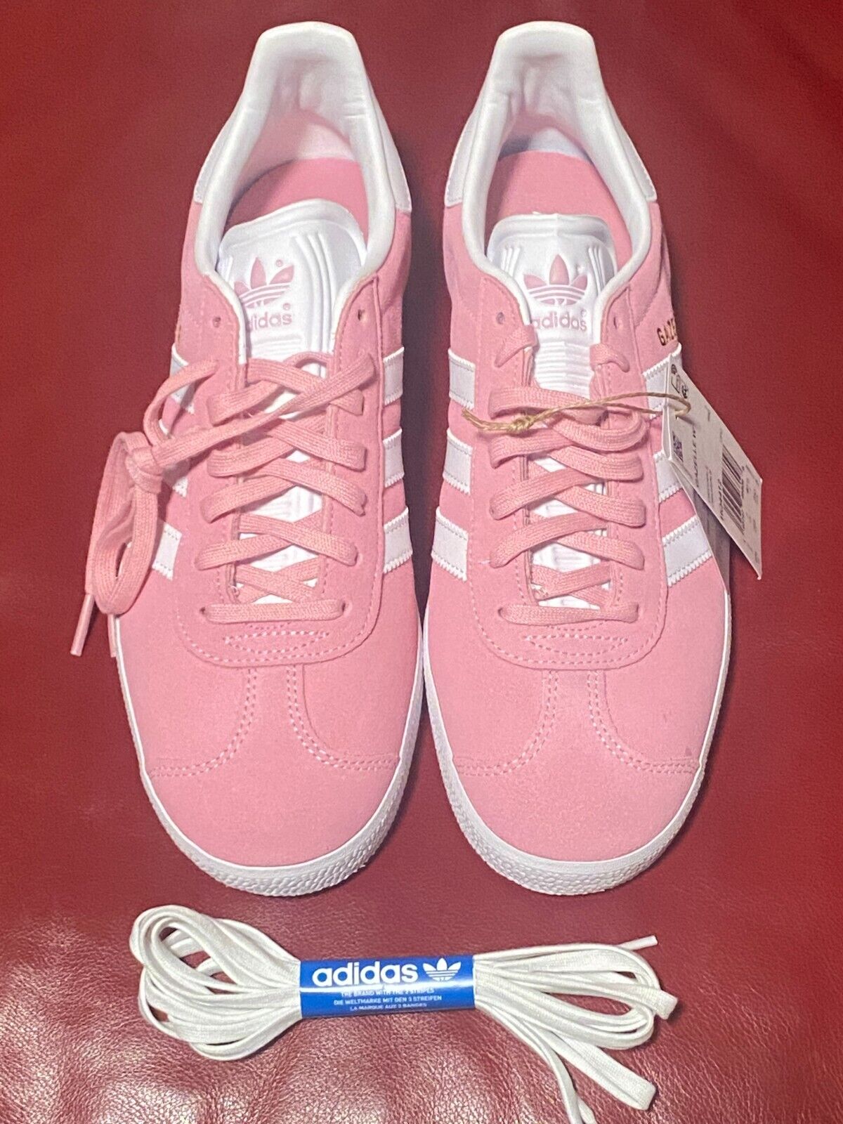 adidas Gazelle Pink Glow Cloud White HQ4412 | US 8.5 | eBay adidas Gazelle Pink Glow Cloud White HQ4412 | US 8.5 | eBay