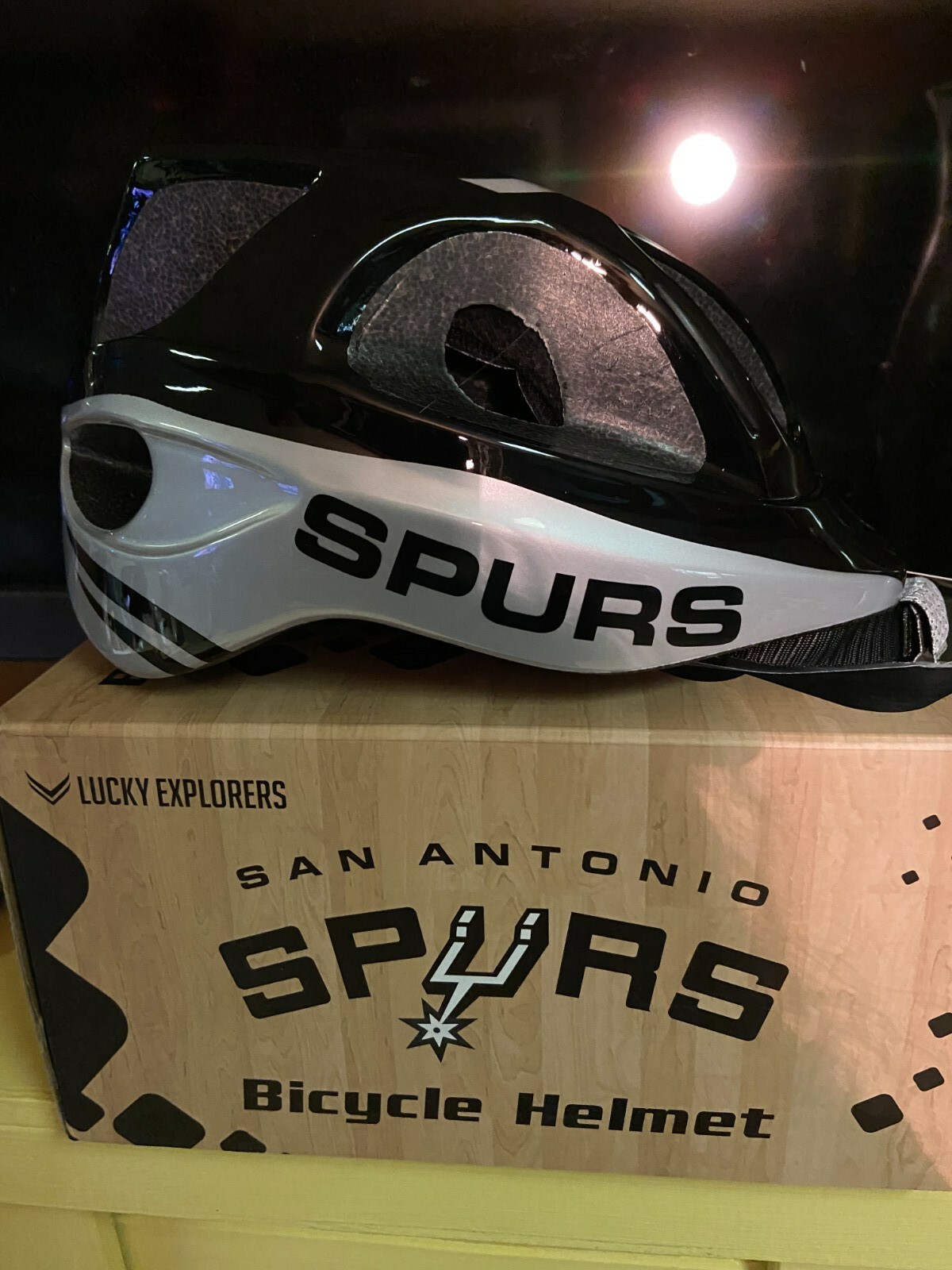NEW NBA San Antonio SPURS Bicycle Bike Helmet Lucky Explorers for KIDS