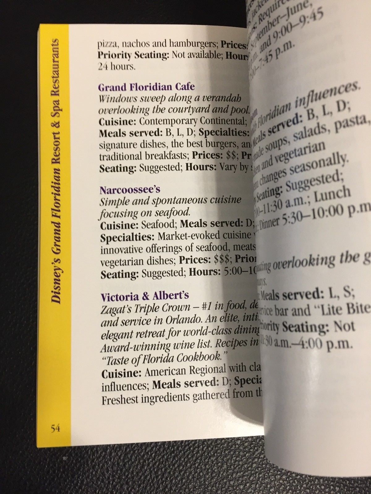 Walt Disney World Guidebook - Shopping, Dining, Recreation - American Express