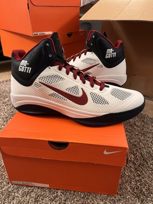 Size 13- Nike Zoom Hyperfuse Wht/Navy/Red Mo Williams Player Exclusive 2010
