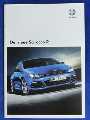 VW Scirocco R 265 PS MJ 2010 - Prospekt Brochure 11.2009