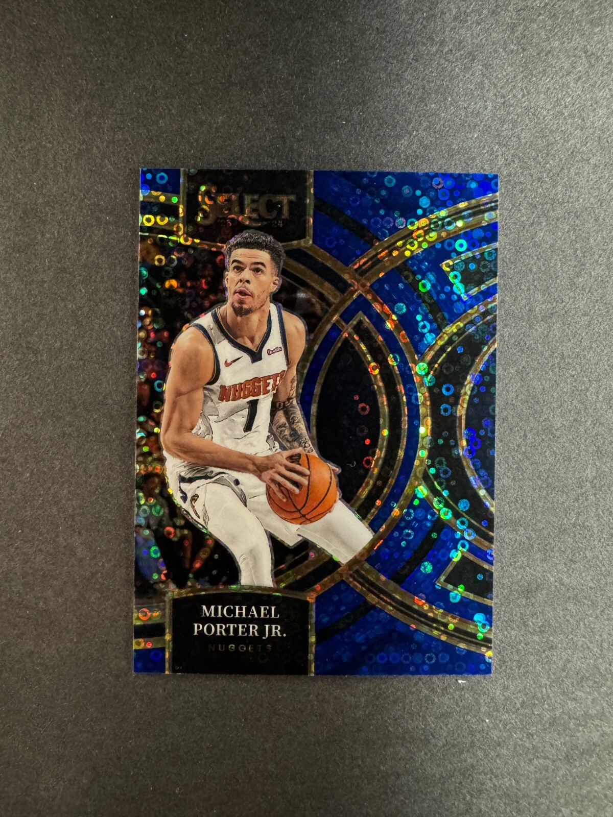 Michael Porter Jr 2023-24 Panini Select Premier Blue Disco