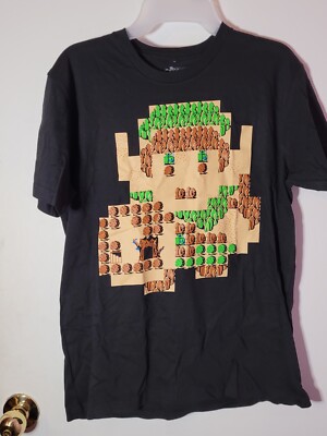 Loot Crate Exclusive: The Legend of Zelda Link 8-Bit Map T-Shirt (Men's Medium)