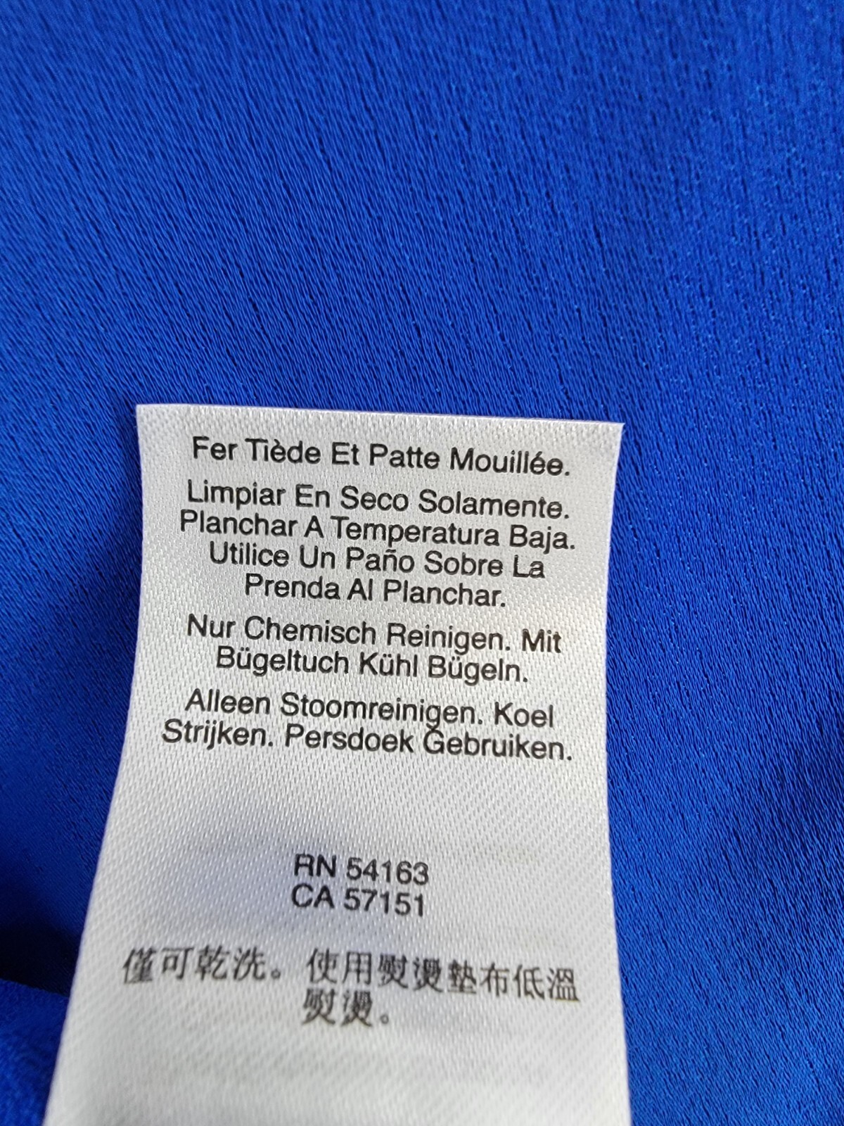 DKNY Cowlneck Dolman-Sleeve Belted Midi Dress Womens 6 Sapphire Side Zip Closure - Picture 14 of 16