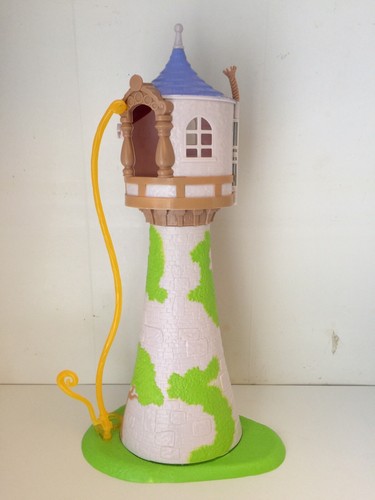 Disney Polly Pocket Magic Clip Rapunzel's Tower With 5 Dolls & Accessories