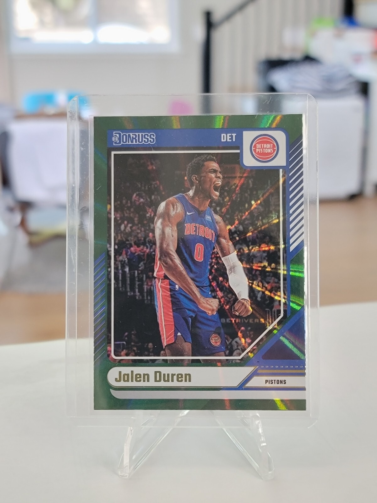 2024-25 Panini Donruss - Jalen Duren #138 Holo Green Laser