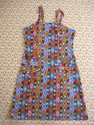 Robe Vintage Hega création 70'S été Femme Pop Années 70 dress - 44