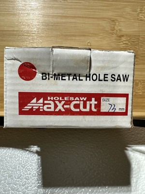 Bi-Metal Hole Saw Holesaw Max-Cut 77mm 2 7/8'' - New in box