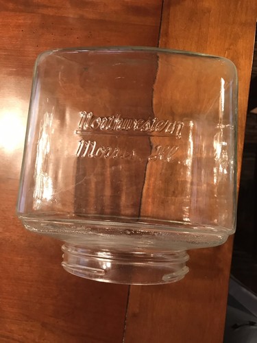 NORTHWESTERN 49 Vintage Gumball Machine Glass Globe Model 49 Morris ILL.