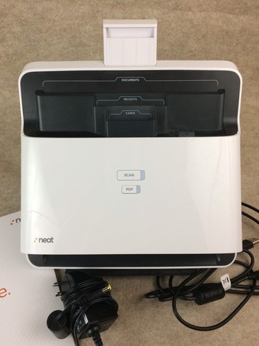 Neat NeatDesk ND-1000 Document Receipt Business Card Scanner w Cables
