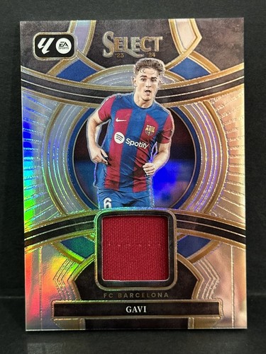2023-24 Panini Select La Liga Barcelona Gavi Select Swatches