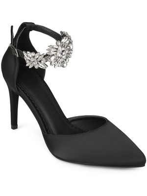

КОЛЛЕКЦИЯ JOURNEE Женские черные туфли-лодочки Loxley Stiletto с закрытым каблуком, размер 12 м, Черный, LOXLEY-HEEL