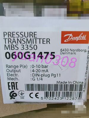 NEW DANFOSS MBS 3350 060G1475 pressure transmitter DHL Fast delivery