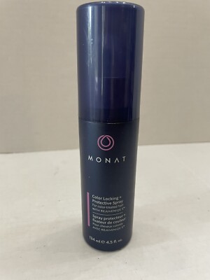Monat Color Locking + Protective Spray For Color Treated Hair 4.5 Oz New
