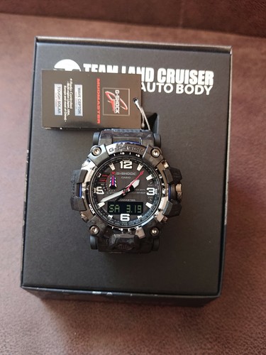 Pre-owned Casio G-shock Gwg-2000tlc-1a Toyota Auto Body Team Land Cruiser Brand