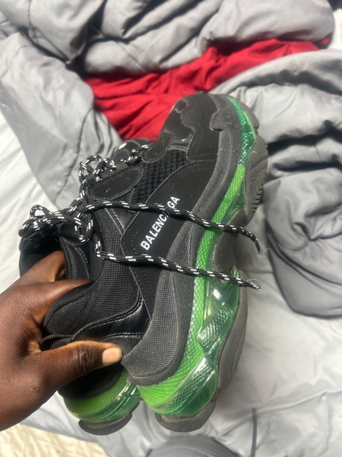 balenciaga triple s size 11 green and black worn 5 times | eBay balenciaga triple s size 11 green and black worn 5 times | eBay