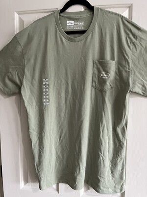Drake Waterfowl Old School Badge S/S Pocket Tee- Size XL  **New, no Tags **