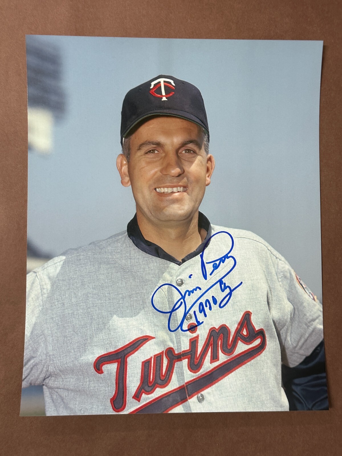 musicon Gawin サイン JIM PERRY Minnesota Twins Signed Auto Autograph 1970 8x10
