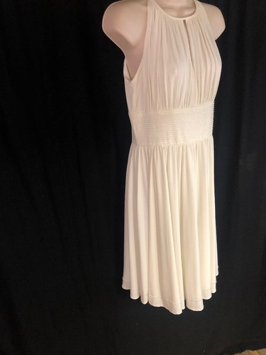 WOMENS MOTHER OF THE BRIDE IVORY FORMAL DRESS SIZE 6 By David’s Bridal EUC