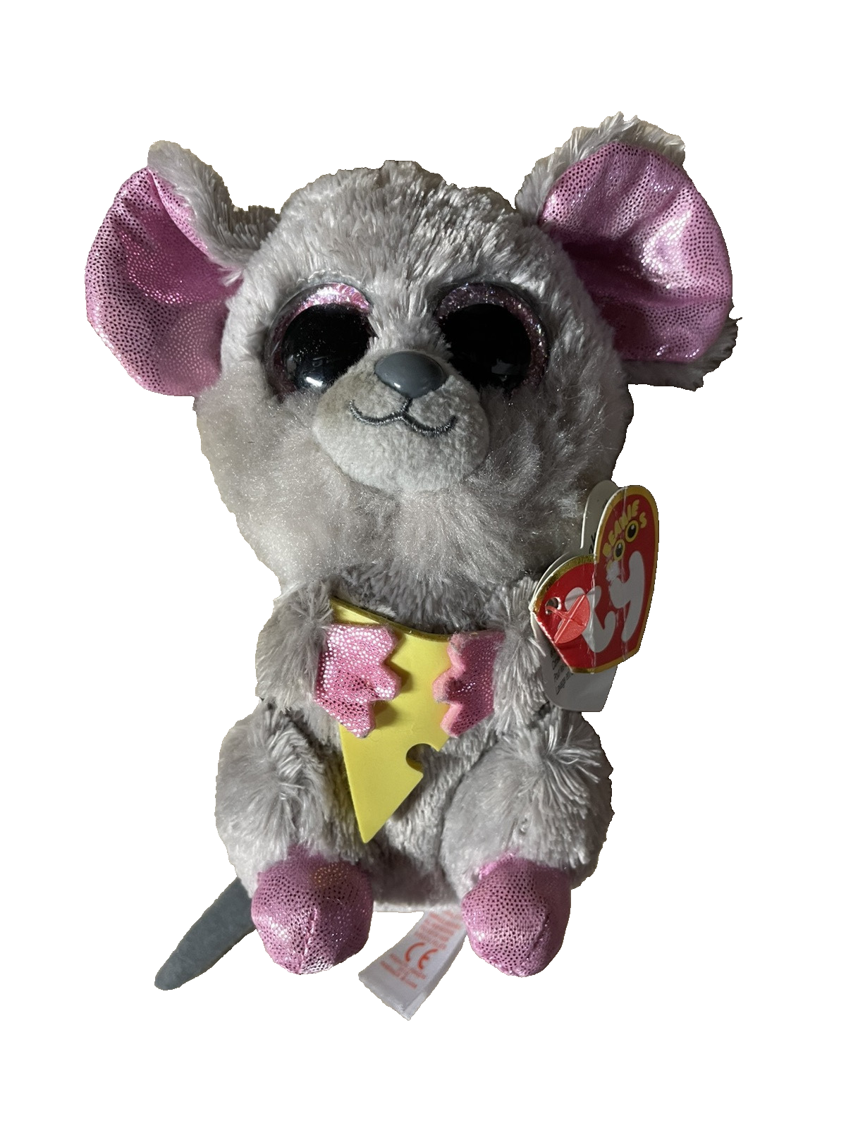 SQUEAKER the MOUSE with Cheese Ty 6 