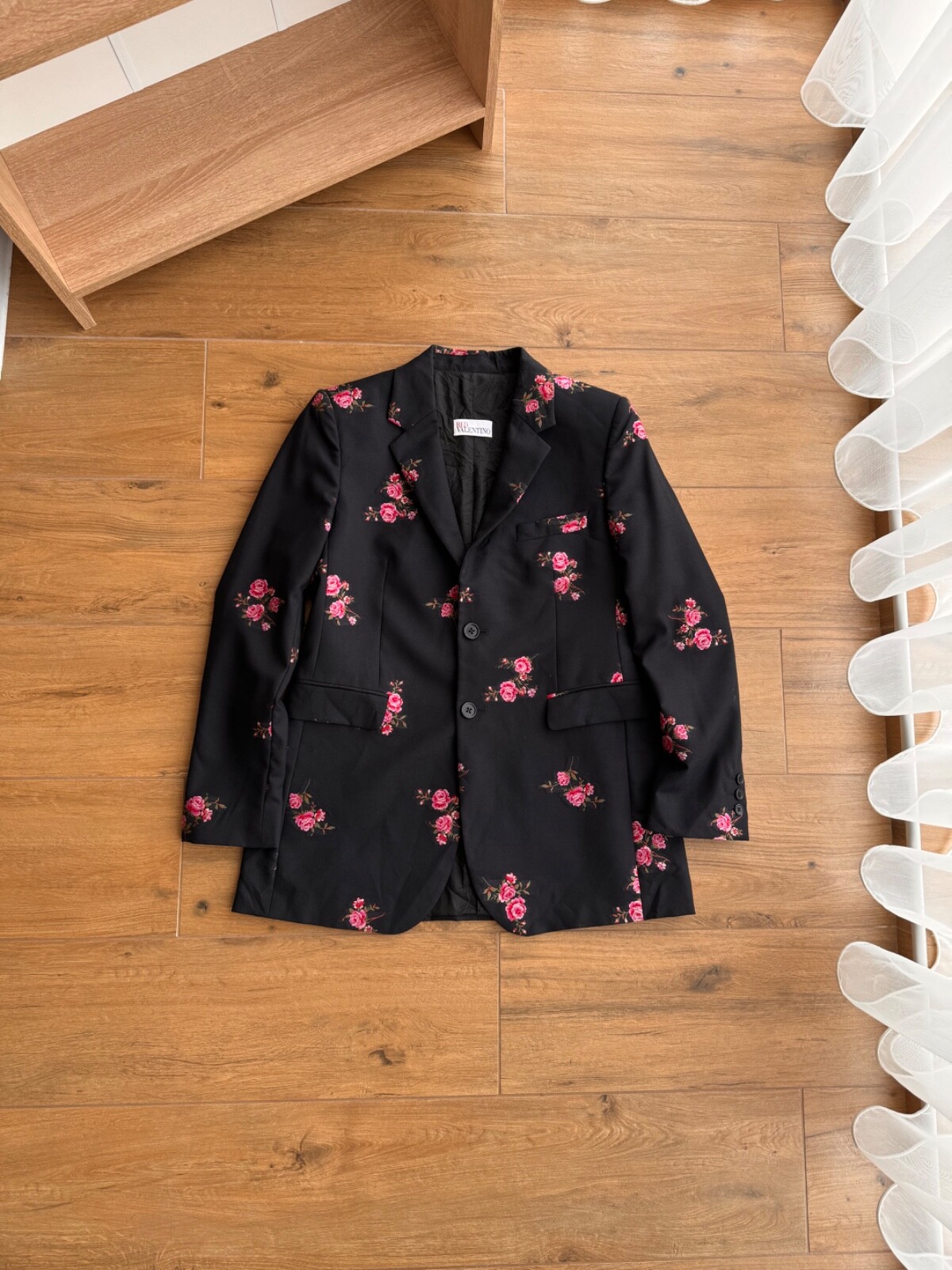 RED VALENTINO ブラックジャケット　48 Red Valentino Garavani Blazer, Size 48 IT