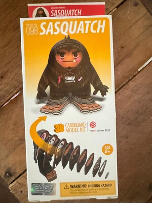 EUGY 098 Sasquatch 3D Cardboard Model Kit New in Box
