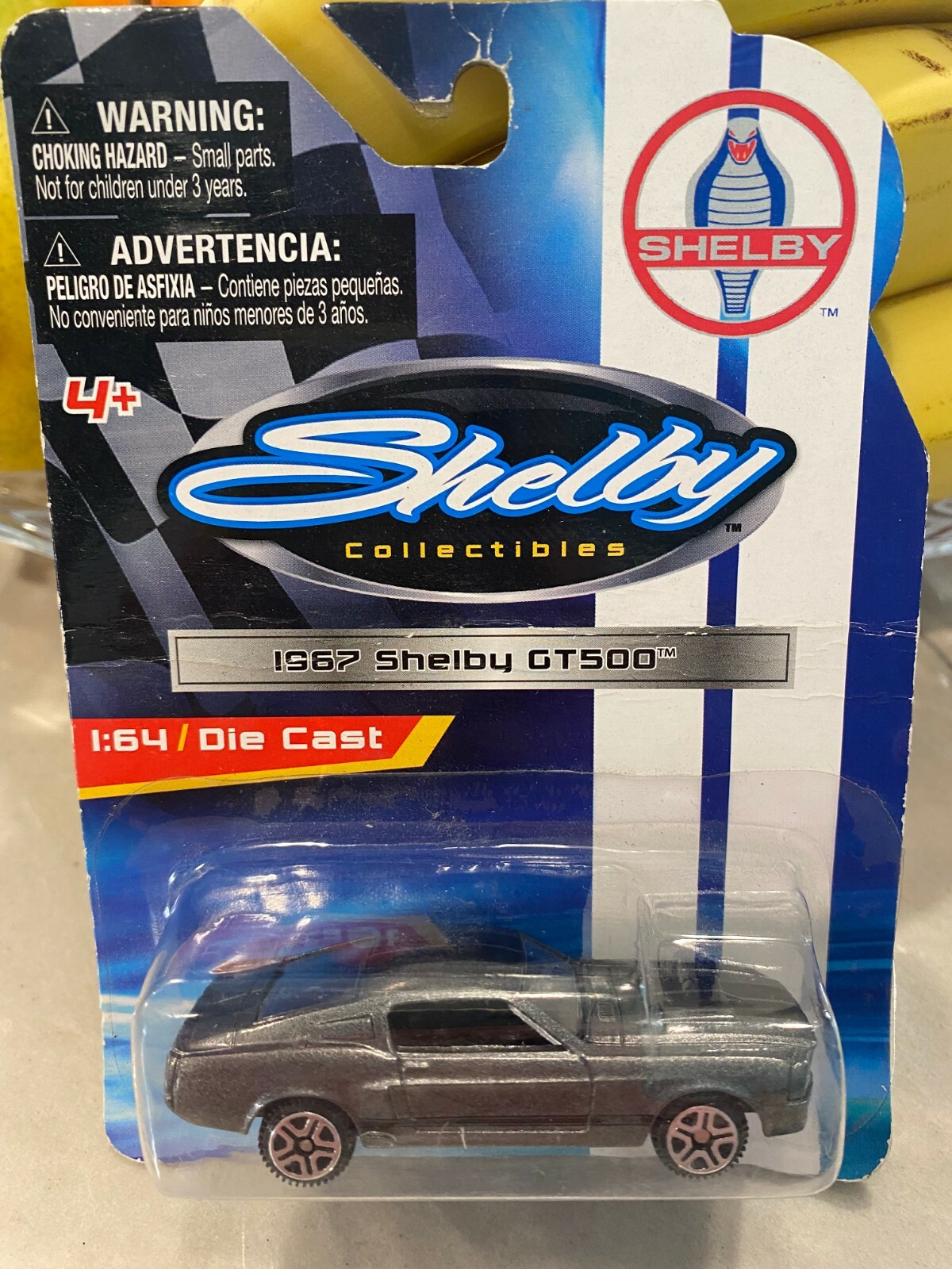 1967 Shelby GT500 - Gray Shelby Collectibles Die Cast Car 1