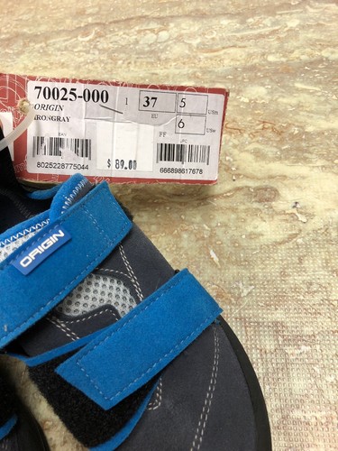 SCARPA Origin U Climbing Shoe, Iron Gray, 37 EU/5 M US