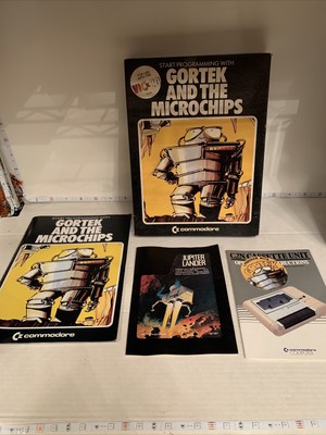 Gortek and the Microchips Commodore VIC-20 Used Untested 1907 Jupiter Lander Box