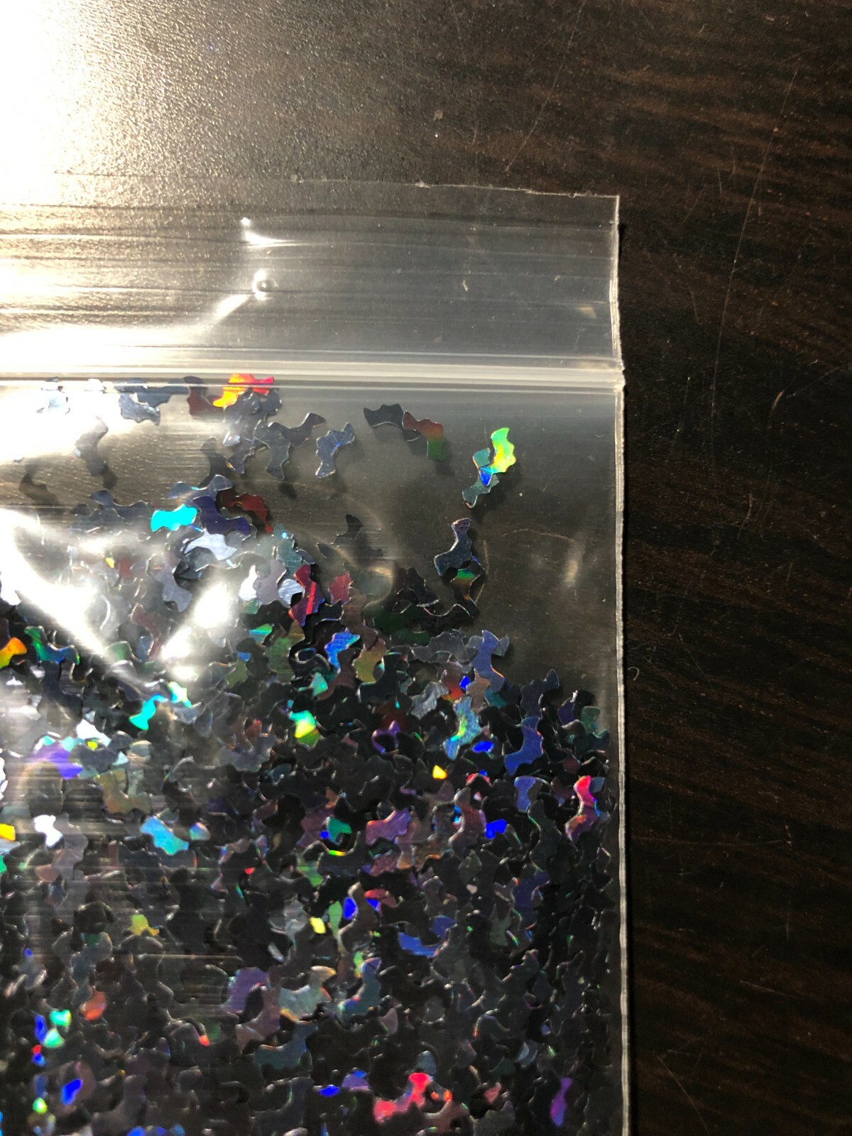 holographic Bat Shape Glitter Solvent Resistant~Acrylic Nails~Nail Art~USA